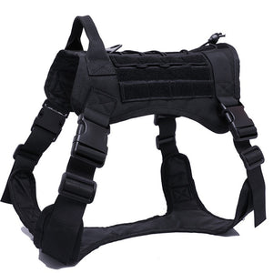 TACTICAL DOG HARNESS VEST WITH HANDLE