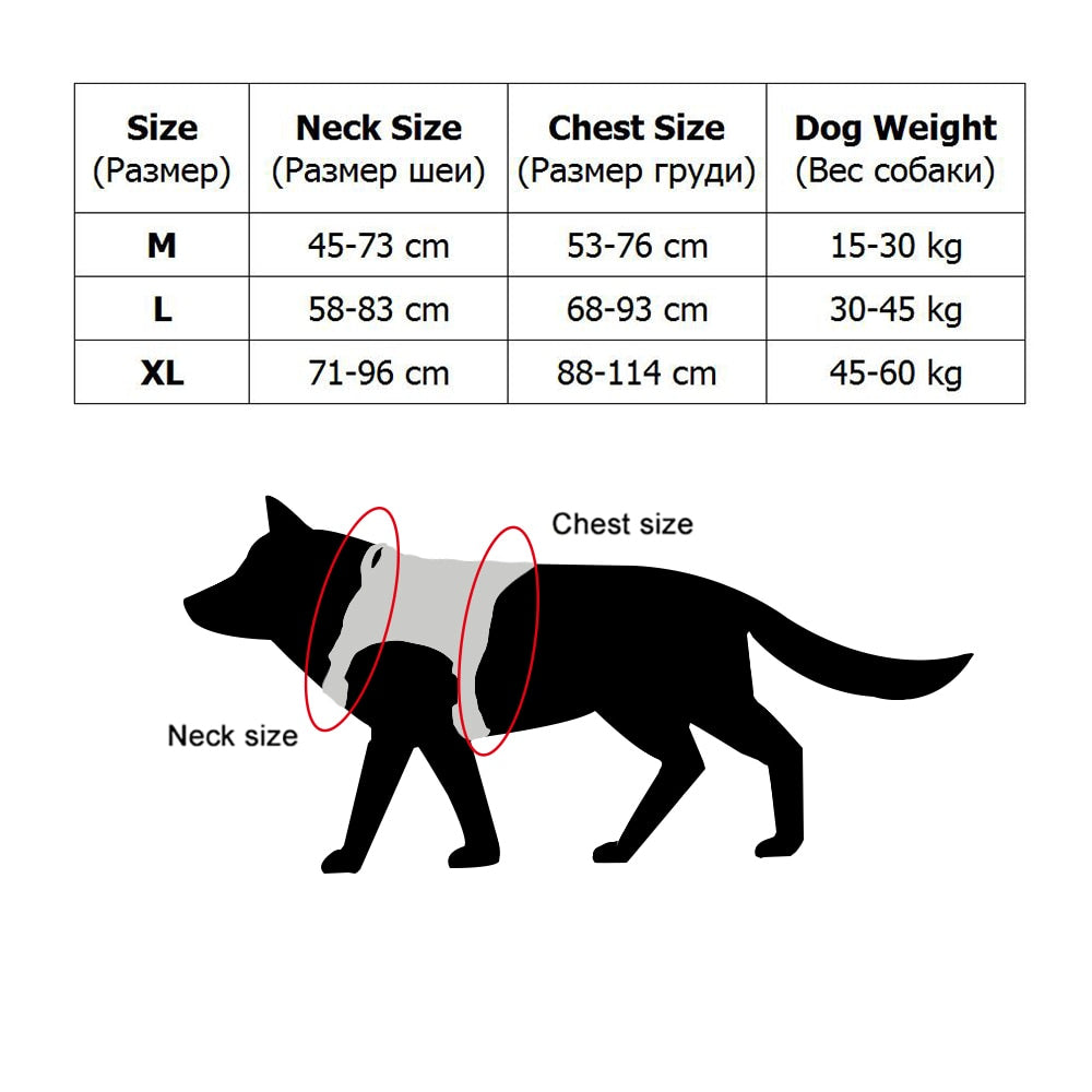 TACTICAL DOG HARNESS VEST WITH HANDLE