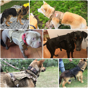 TACTICAL DOG HARNESS VEST WITH HANDLE